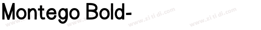 Montego Bold字体转换